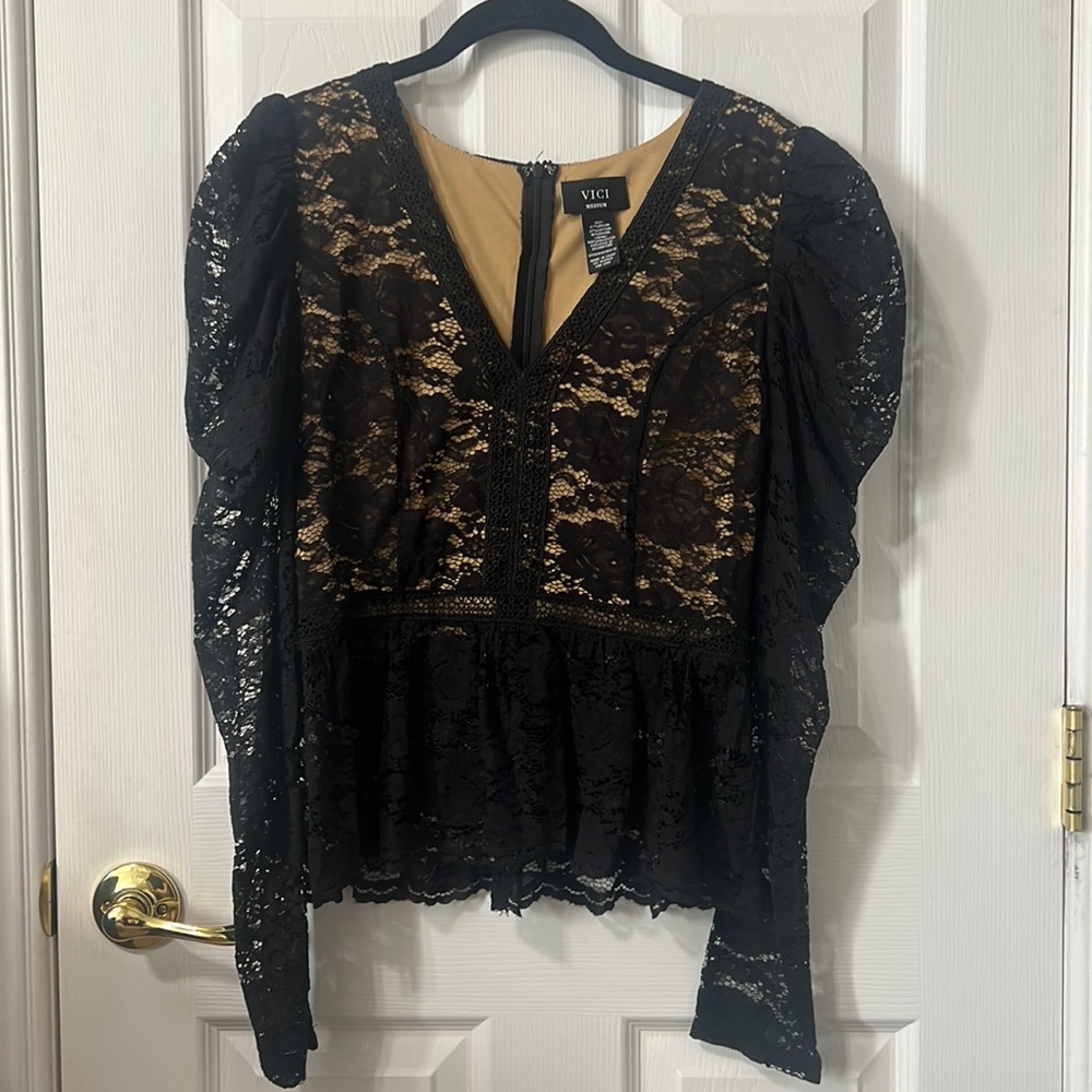 Vici Victorian Lace Top
